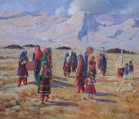 Naseeb Khan, 30 x 36 Inch, Oil on Canvas, Landscape Painting, AC-NSBK-009 Naseeb Khan, 30 x 36 Inch, Oil on Canvas, Landscape Painting, AC-NSBK-009